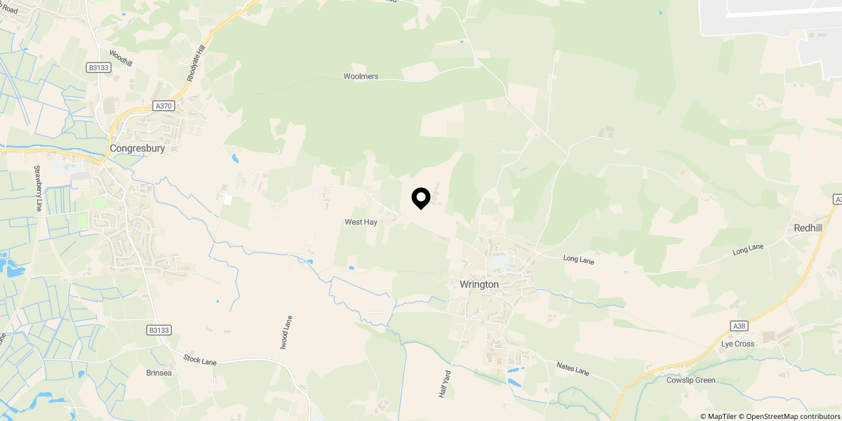 Approximate location of Gatcombe Orchard, Wrington