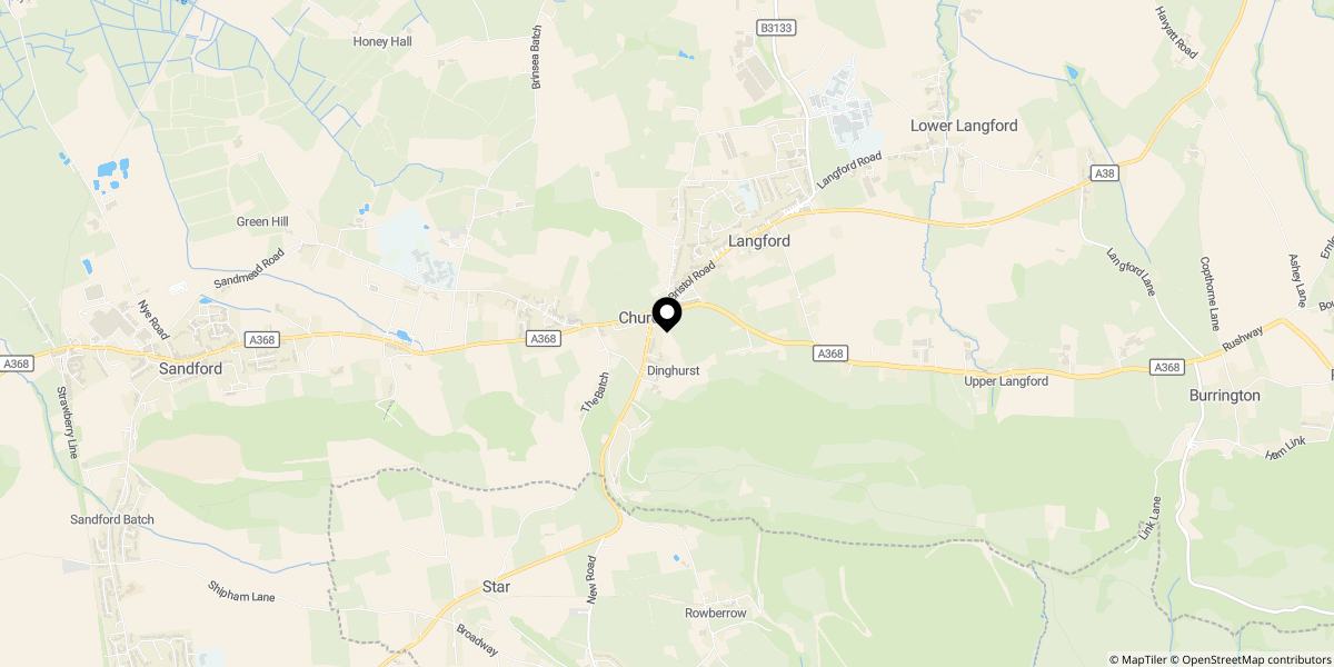 Approximate location of New Road, Churchill